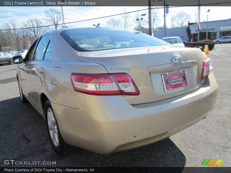 Sandy Beach Metallic / Bisque 2011 Toyota Camry LE