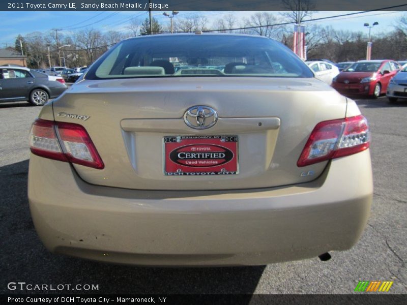 Sandy Beach Metallic / Bisque 2011 Toyota Camry LE