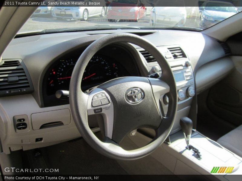 Sandy Beach Metallic / Bisque 2011 Toyota Camry LE