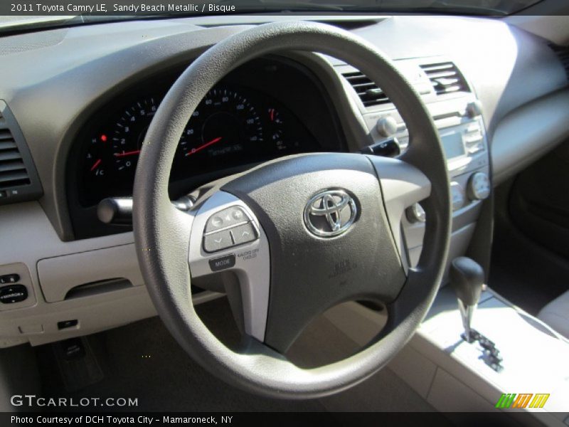 Sandy Beach Metallic / Bisque 2011 Toyota Camry LE