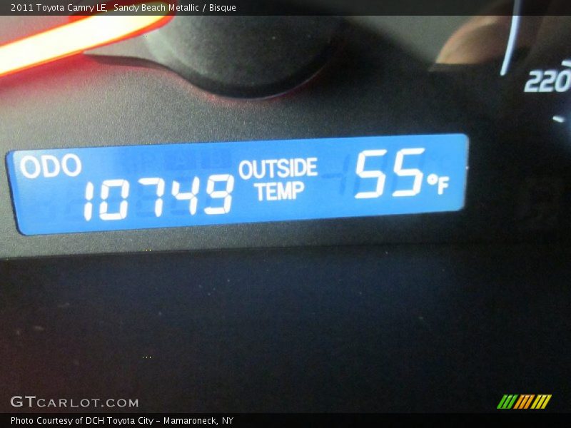 Sandy Beach Metallic / Bisque 2011 Toyota Camry LE