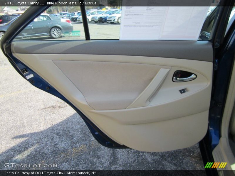 Blue Ribbon Metallic / Bisque 2011 Toyota Camry LE