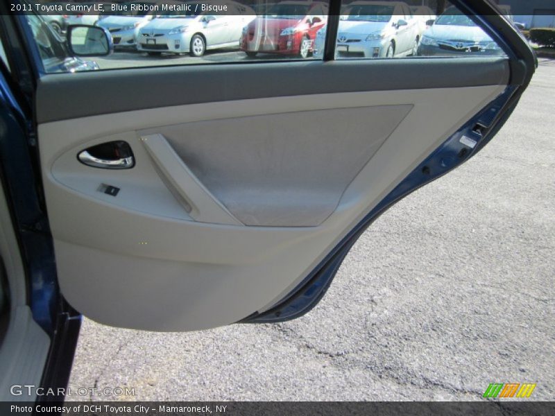 Blue Ribbon Metallic / Bisque 2011 Toyota Camry LE