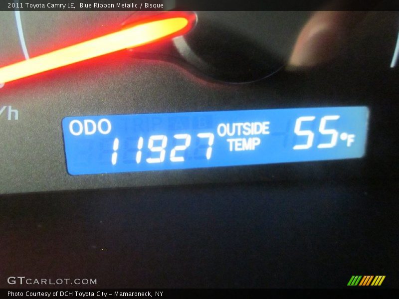 Blue Ribbon Metallic / Bisque 2011 Toyota Camry LE