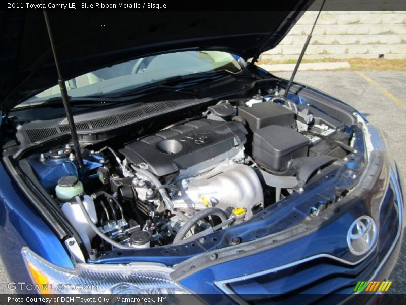 Blue Ribbon Metallic / Bisque 2011 Toyota Camry LE