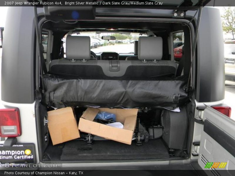 Bright Silver Metallic / Dark Slate Gray/Medium Slate Gray 2007 Jeep Wrangler Rubicon 4x4