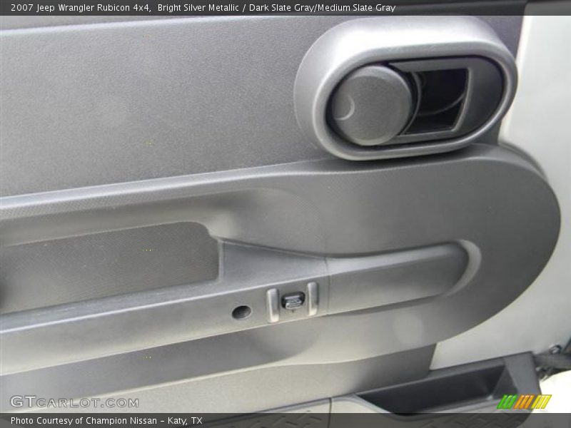 Bright Silver Metallic / Dark Slate Gray/Medium Slate Gray 2007 Jeep Wrangler Rubicon 4x4