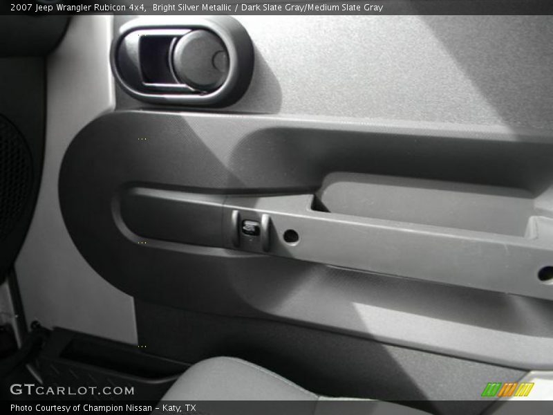 Bright Silver Metallic / Dark Slate Gray/Medium Slate Gray 2007 Jeep Wrangler Rubicon 4x4