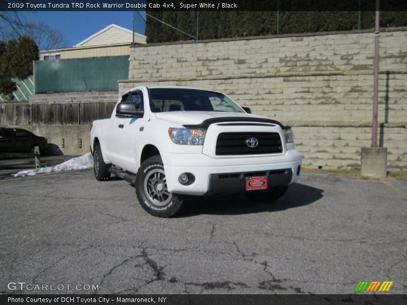 Super White / Black 2009 Toyota Tundra TRD Rock Warrior Double Cab 4x4