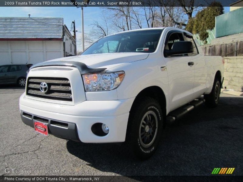 Super White / Black 2009 Toyota Tundra TRD Rock Warrior Double Cab 4x4