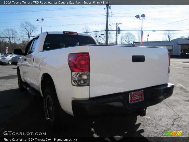 Super White / Black 2009 Toyota Tundra TRD Rock Warrior Double Cab 4x4