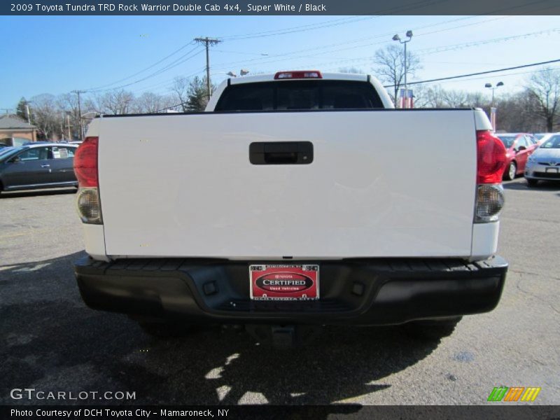 Super White / Black 2009 Toyota Tundra TRD Rock Warrior Double Cab 4x4