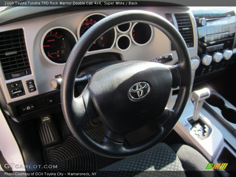 Super White / Black 2009 Toyota Tundra TRD Rock Warrior Double Cab 4x4
