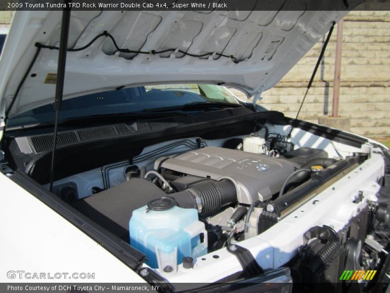 Super White / Black 2009 Toyota Tundra TRD Rock Warrior Double Cab 4x4