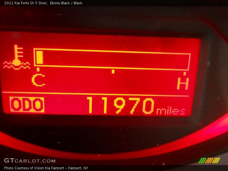 Ebony Black / Black 2011 Kia Forte SX 5 Door