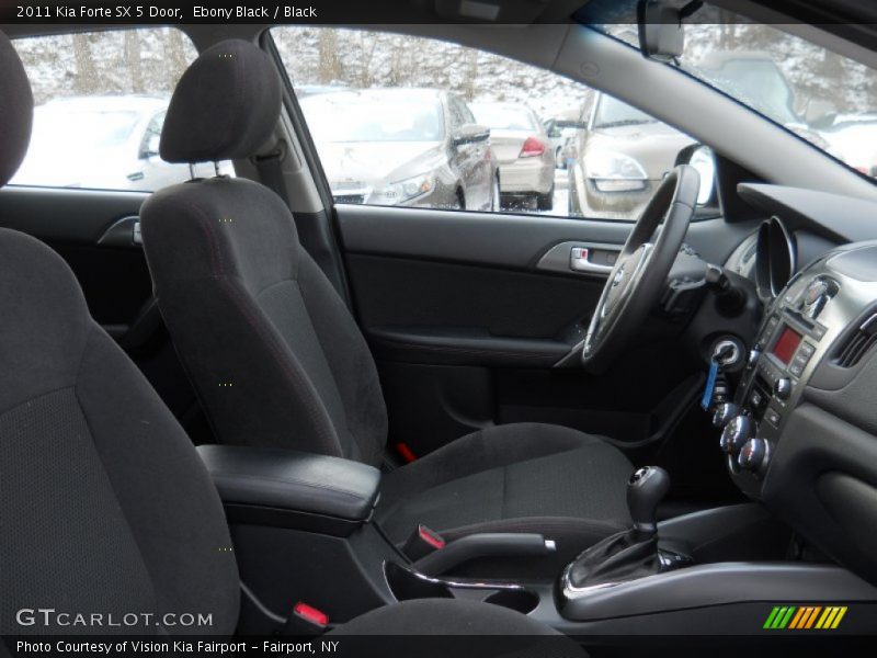 Ebony Black / Black 2011 Kia Forte SX 5 Door