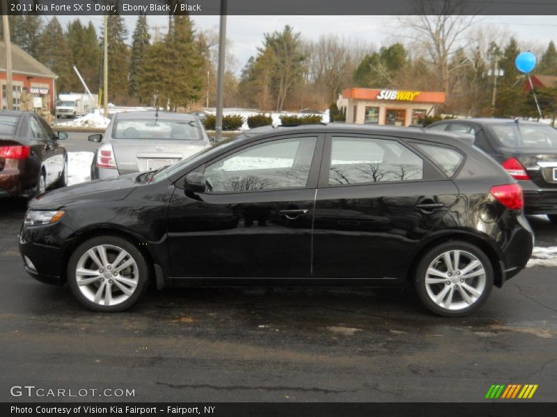  2011 Forte SX 5 Door Ebony Black