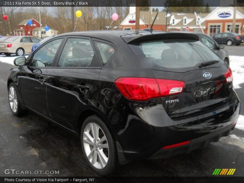 Ebony Black / Black 2011 Kia Forte SX 5 Door