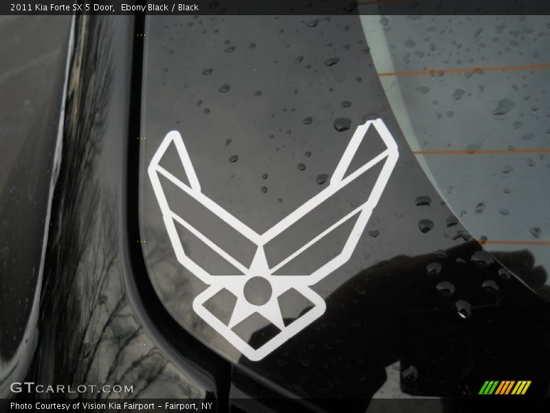Ebony Black / Black 2011 Kia Forte SX 5 Door