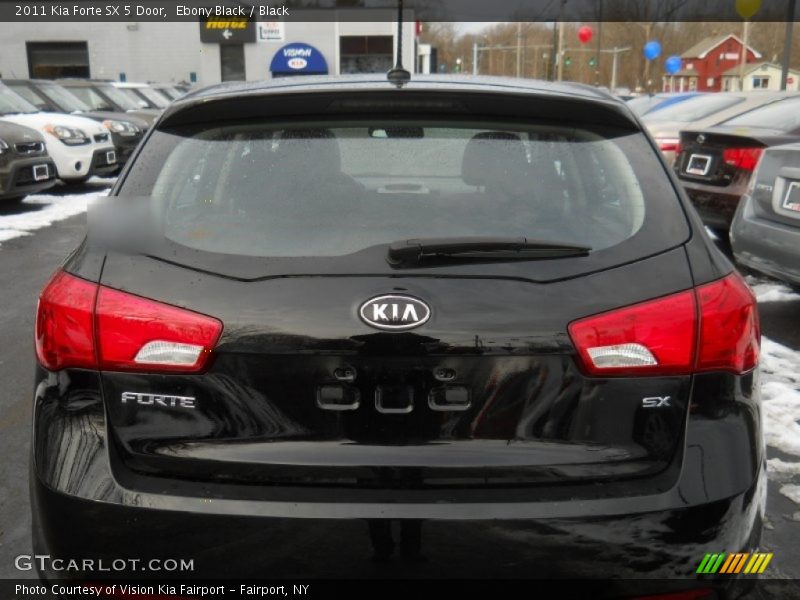 Ebony Black / Black 2011 Kia Forte SX 5 Door