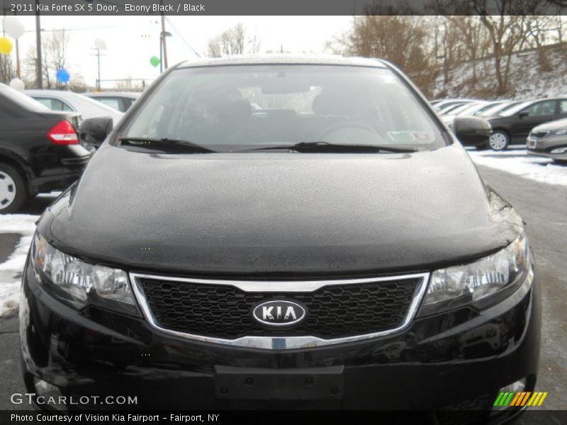 Ebony Black / Black 2011 Kia Forte SX 5 Door