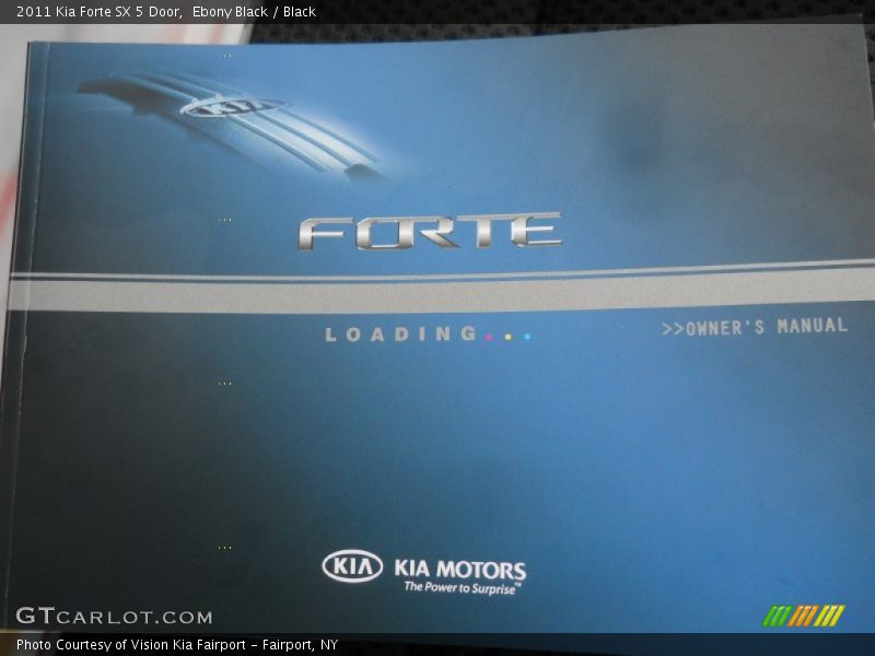 Ebony Black / Black 2011 Kia Forte SX 5 Door