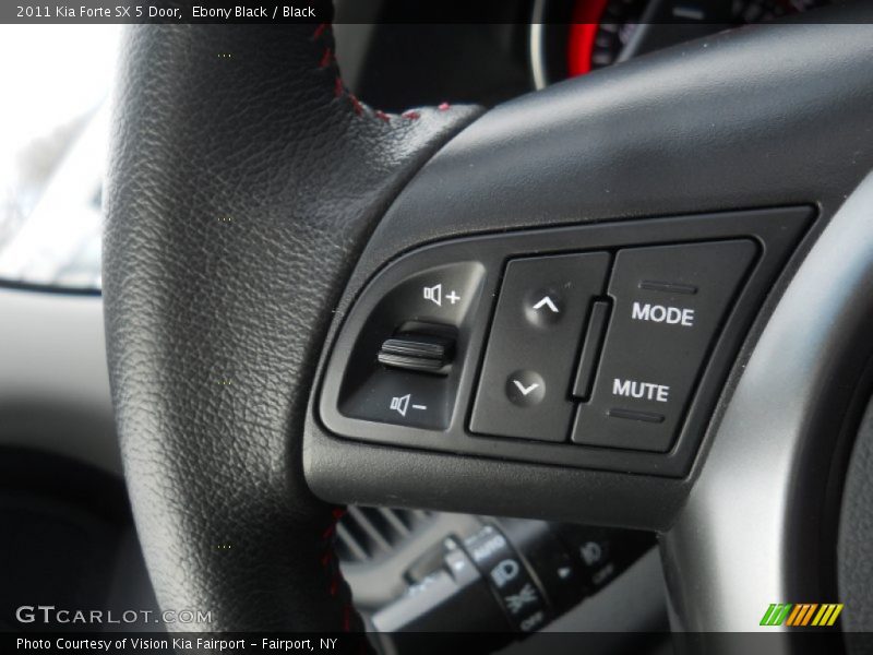 Ebony Black / Black 2011 Kia Forte SX 5 Door