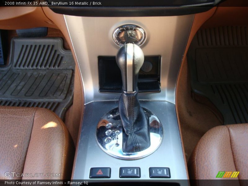 Beryllium 16 Metallic / Brick 2008 Infiniti FX 35 AWD