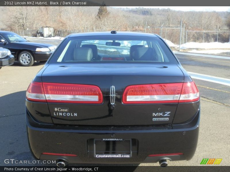 Black / Dark Charcoal 2012 Lincoln MKZ Hybrid