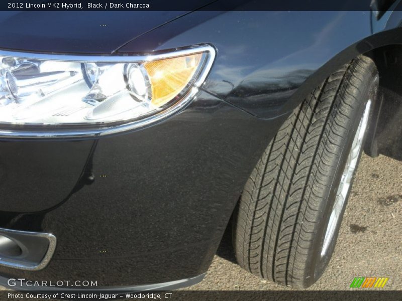 Black / Dark Charcoal 2012 Lincoln MKZ Hybrid