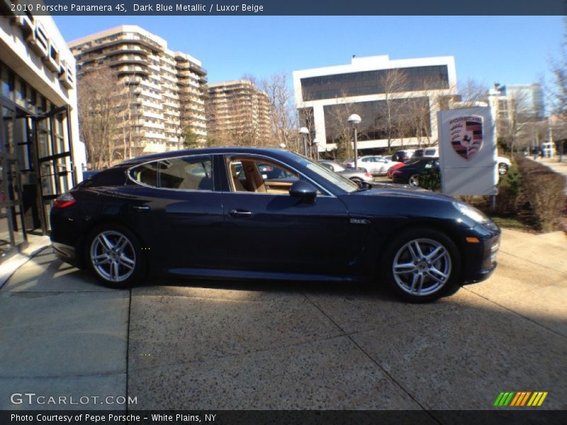 Dark Blue Metallic / Luxor Beige 2010 Porsche Panamera 4S