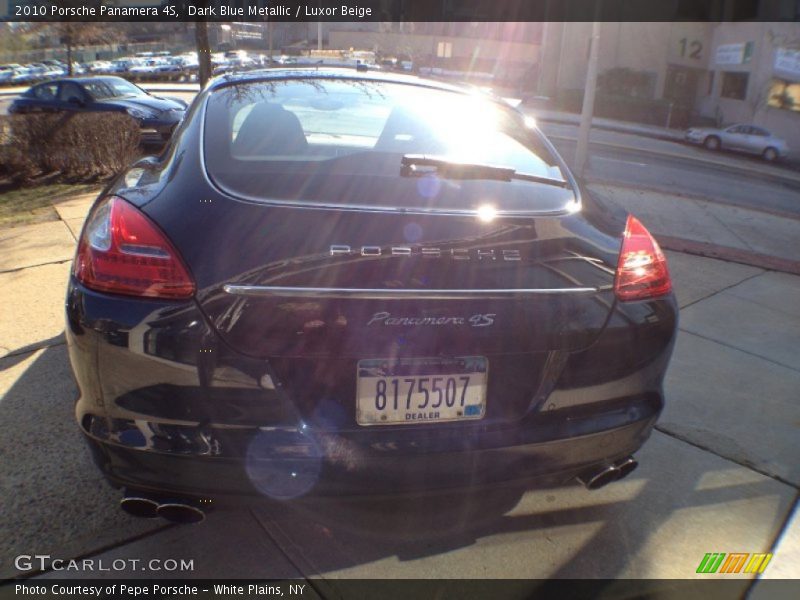 Dark Blue Metallic / Luxor Beige 2010 Porsche Panamera 4S