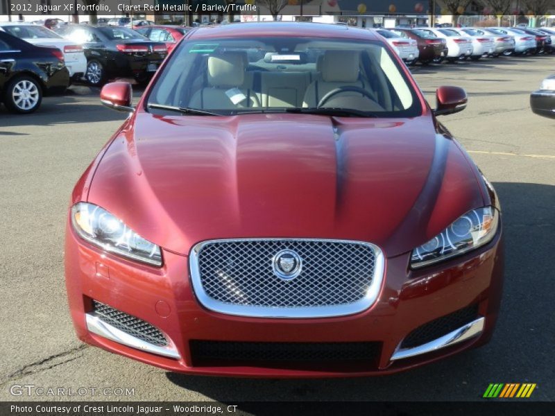 Claret Red Metallic / Barley/Truffle 2012 Jaguar XF Portfolio