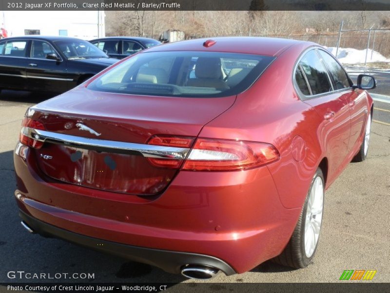 Claret Red Metallic / Barley/Truffle 2012 Jaguar XF Portfolio