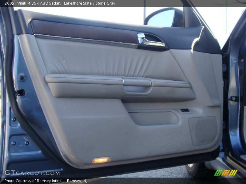 Lakeshore Slate / Stone Gray 2009 Infiniti M 35x AWD Sedan