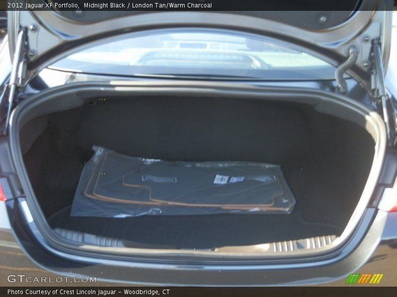 Midnight Black / London Tan/Warm Charcoal 2012 Jaguar XF Portfolio