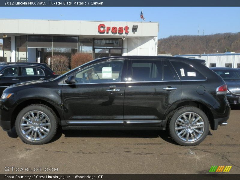 Tuxedo Black Metallic / Canyon 2012 Lincoln MKX AWD