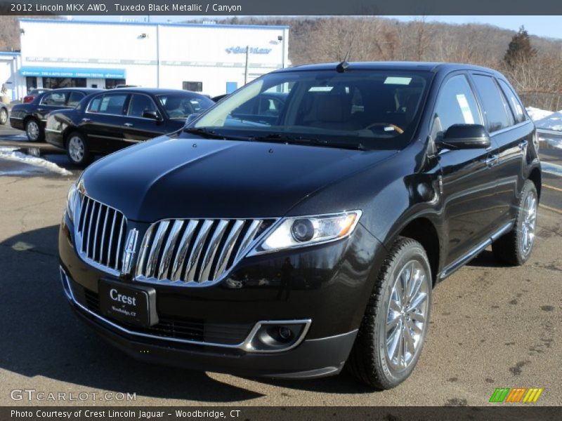 Tuxedo Black Metallic / Canyon 2012 Lincoln MKX AWD