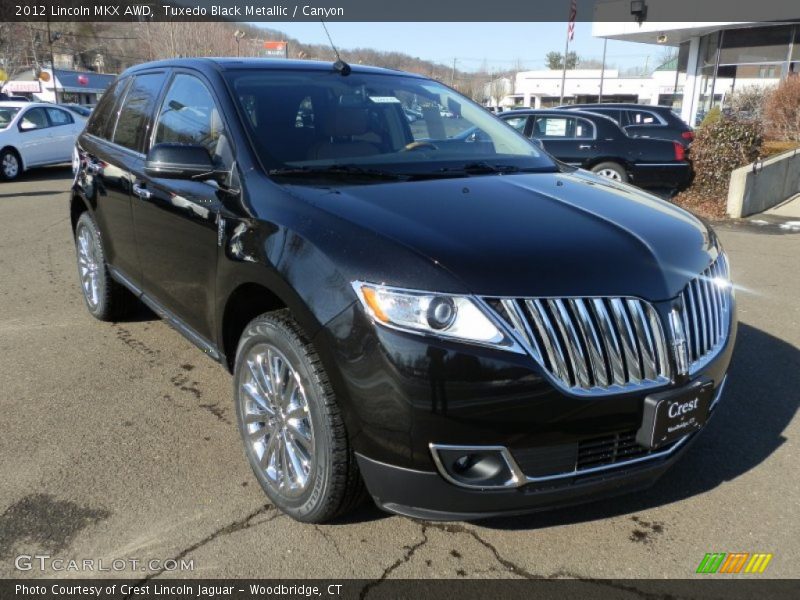 Tuxedo Black Metallic / Canyon 2012 Lincoln MKX AWD