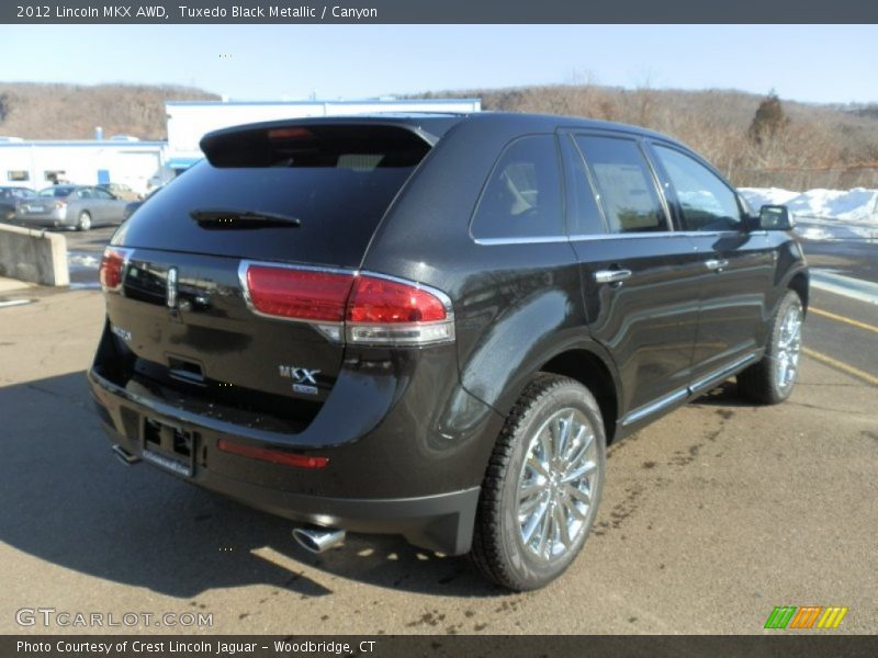 Tuxedo Black Metallic / Canyon 2012 Lincoln MKX AWD