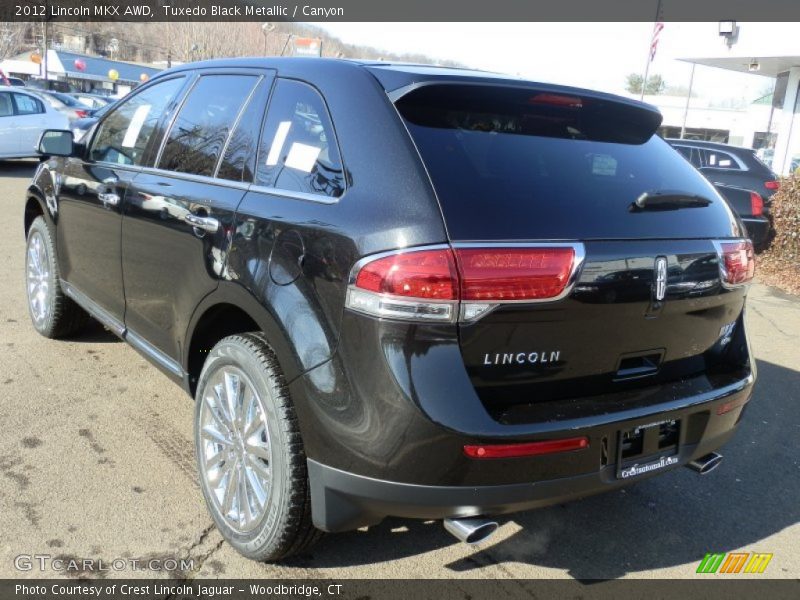 Tuxedo Black Metallic / Canyon 2012 Lincoln MKX AWD