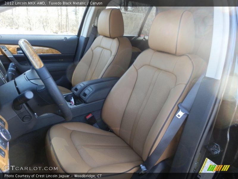 Tuxedo Black Metallic / Canyon 2012 Lincoln MKX AWD