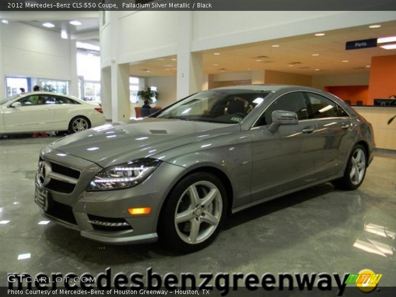 Palladium Silver Metallic / Black 2012 Mercedes-Benz CLS 550 Coupe