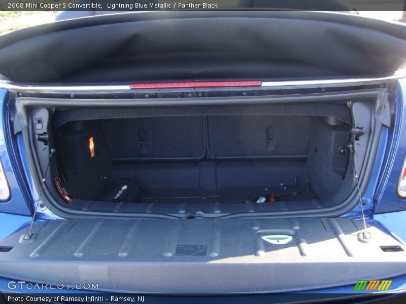 Lightning Blue Metallic / Panther Black 2008 Mini Cooper S Convertible
