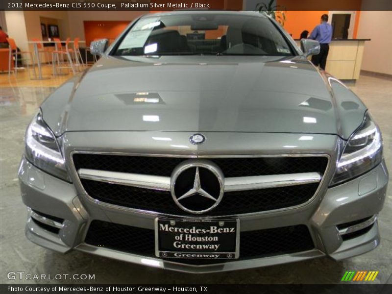 Palladium Silver Metallic / Black 2012 Mercedes-Benz CLS 550 Coupe