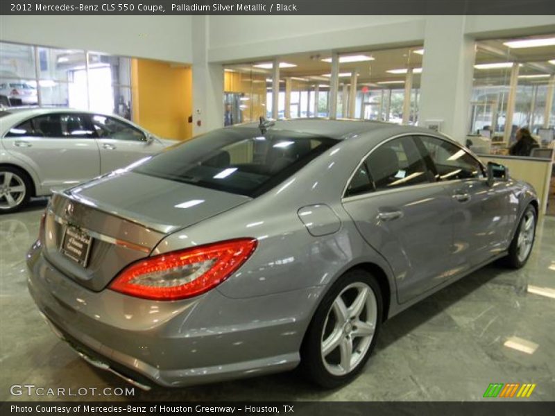 Palladium Silver Metallic / Black 2012 Mercedes-Benz CLS 550 Coupe