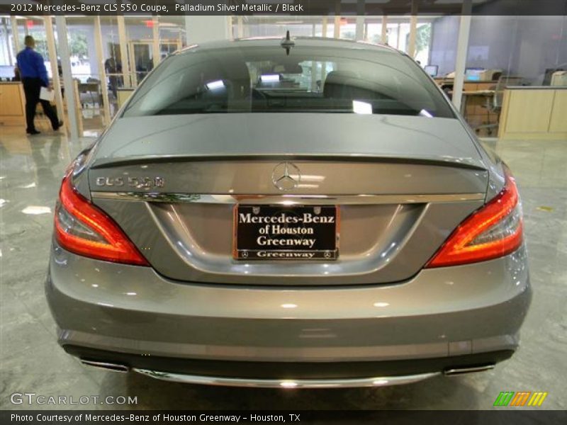 Palladium Silver Metallic / Black 2012 Mercedes-Benz CLS 550 Coupe