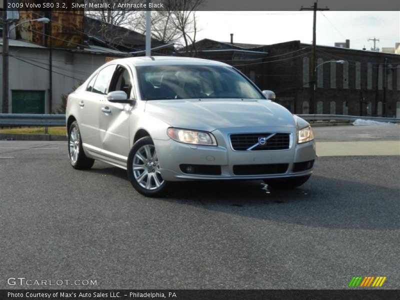 Silver Metallic / Anthracite Black 2009 Volvo S80 3.2