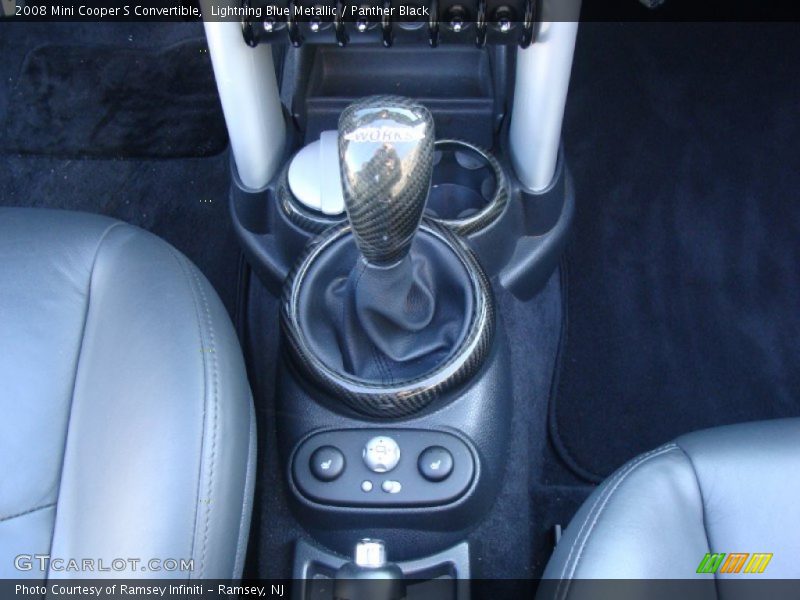 Lightning Blue Metallic / Panther Black 2008 Mini Cooper S Convertible