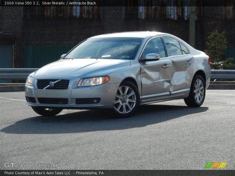 Silver Metallic / Anthracite Black 2009 Volvo S80 3.2